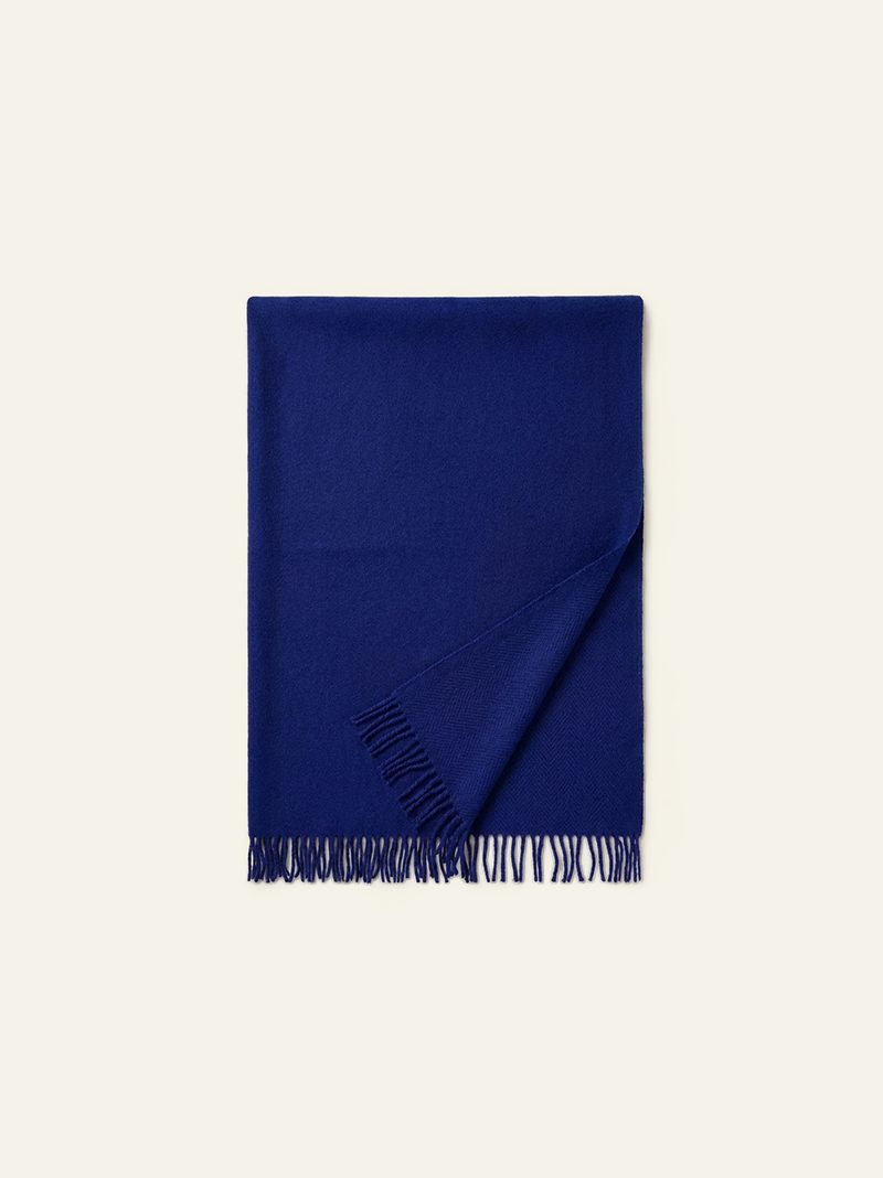 Royal Cobalt  Cashmere Scarf