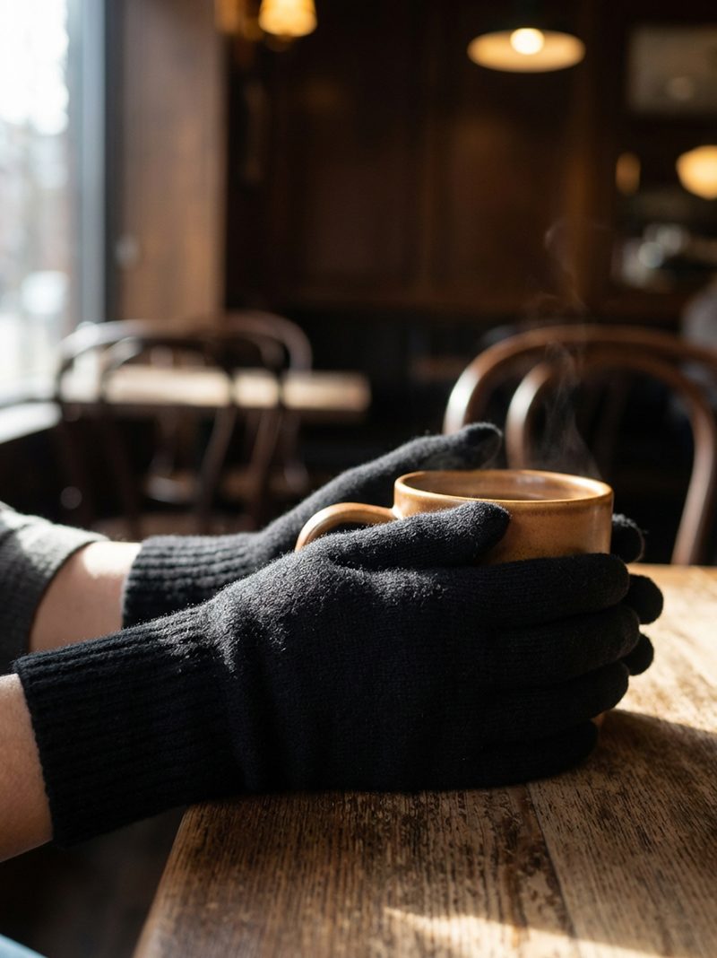 Cashmere Knit Gloves