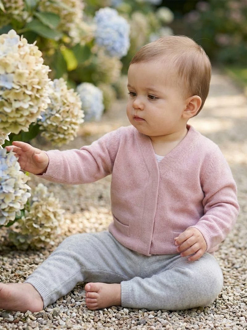 Baby Cashmere V-Neck Cardigan